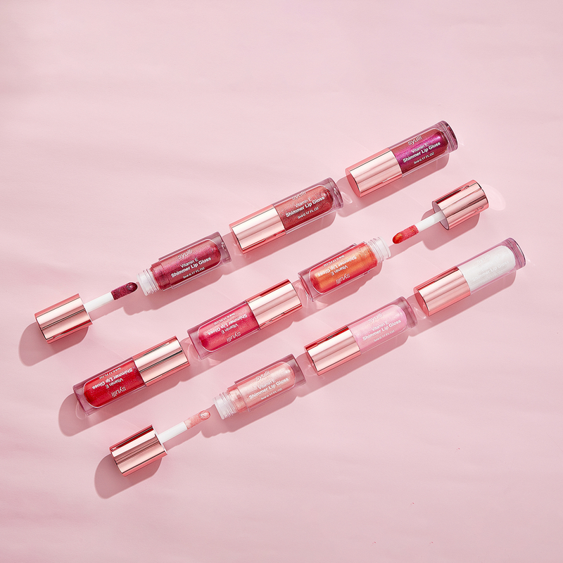 OEM 6 COLORS private label Organic glossy color Nude Shimmer mini Lip Gloss