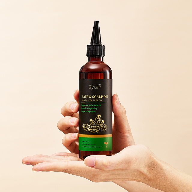 Syulli Hair & Scalp Oil | Grapeseed, Castor, Geranium& Jasmine | Premium Hair Care