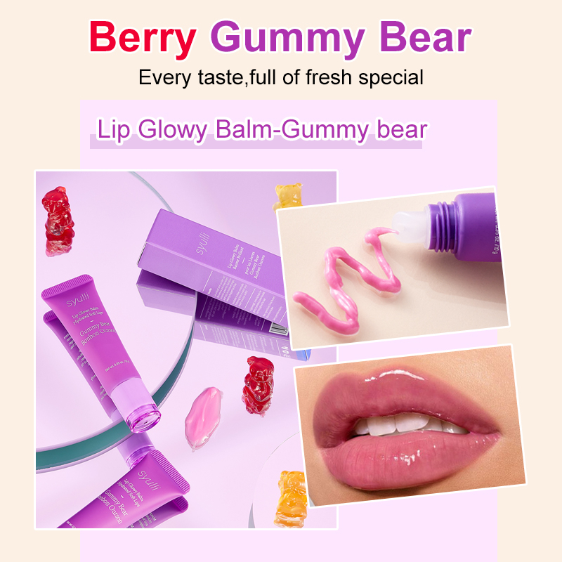Syulli Lip Glowy Balm – Berry & Gummy Bear