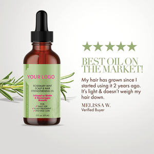 Amazon Best Selling Natural Organic Hairloss Hair Growth Serum Rosemary Oil Hair Growth Products