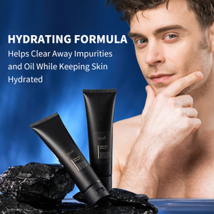 Private Label Men's Face Deep Cleansing Blackhead Remover Oil Control Face Cleanser Face Wash for Men