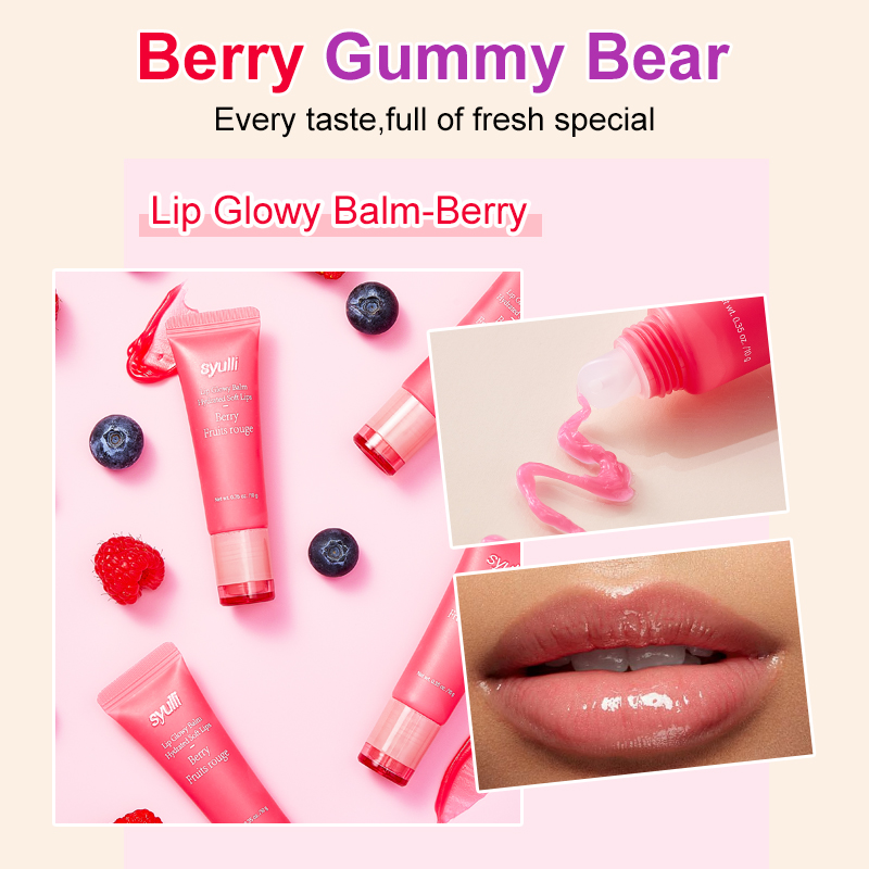 Syulli Lip Glowy Balm – Berry & Gummy Bear
