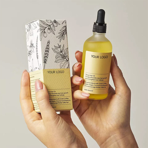 Custom Logo Private Label Natural Coconut Argan Castor Oil Anti Fall Hair Treatment Serum Biotin Hair Growth Oil