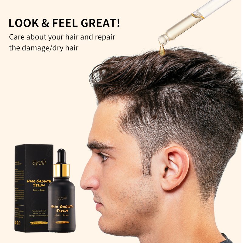 Herbal Hair Growth Serum with Biotin & Ginger