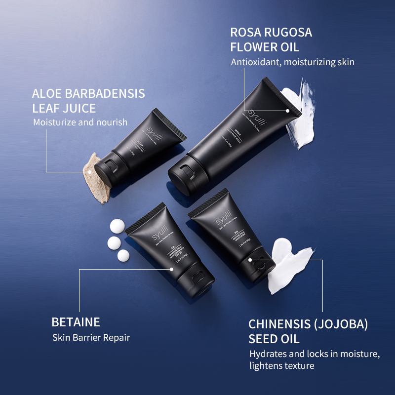 Private Label Acne Treatment Set Natural Organic Daily Cleaning Moisturizing Anti Ance Men's Skin Care Set Gift & Travel Set