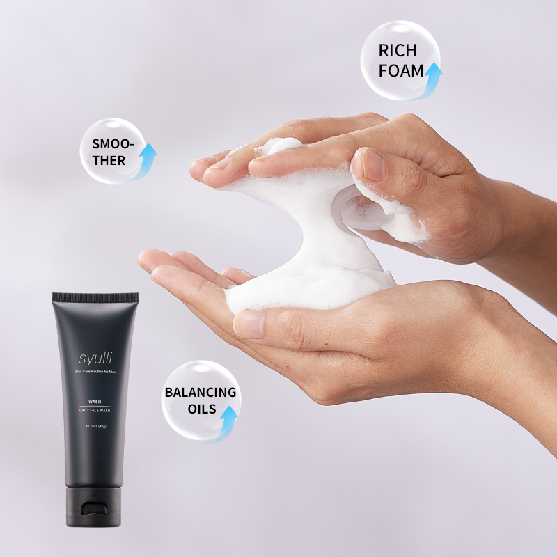 Private Label Men's Skin Care Set Acne Treatment Vitamin C Natural Organic Moisturizing Whitening Anti-Aging for Gift Travel