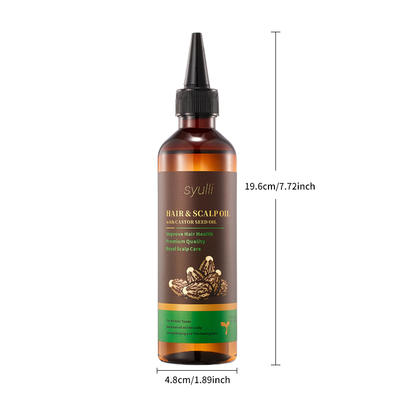 Syulli Hair & Scalp Oil | Grapeseed, Castor, Geranium& Jasmine | Premium Hair Care