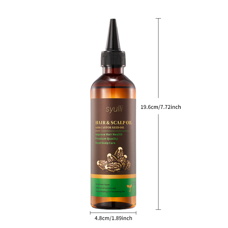 Syulli Hair & Scalp Oil | Grapeseed, Castor, Geranium& Jasmine | Premium Hair Care