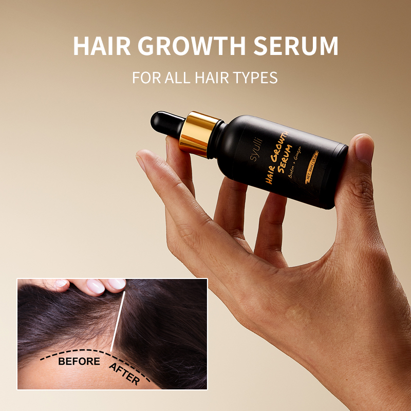 Herbal Hair Growth Serum with Biotin & Ginger