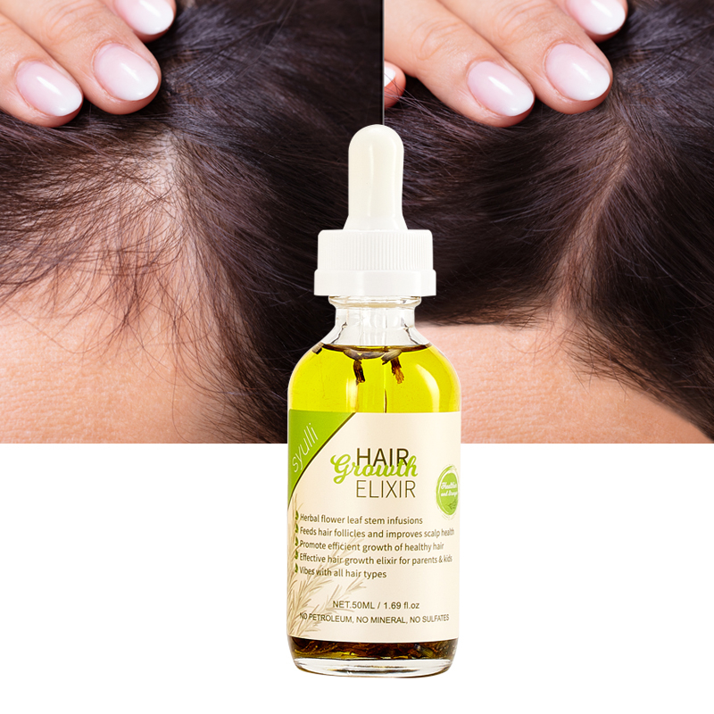 100% Natural Organic Ayurvedic Herbs Black Women Hair Treatment Oil