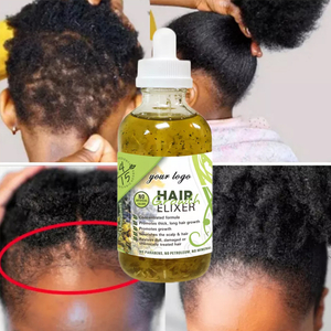 OEM 100% Natural Organic Rosemary Ayurvedic Scalp Treatment Hair Elixirs Herb Hair Growth Oil For Kids Black Women